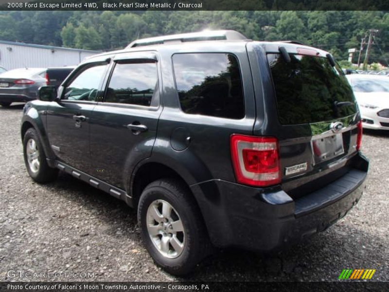 Black Pearl Slate Metallic / Charcoal 2008 Ford Escape Limited 4WD