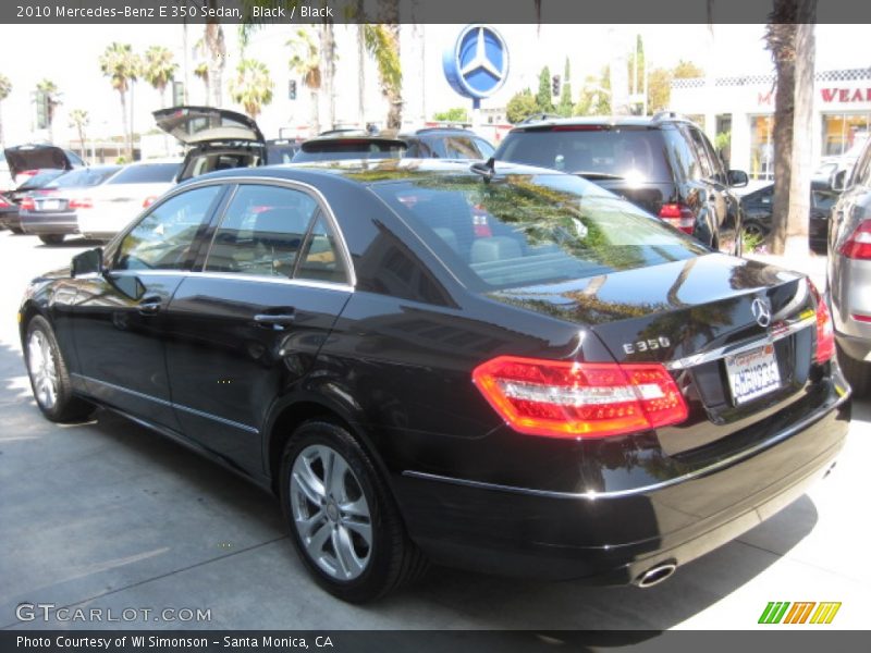 Black / Black 2010 Mercedes-Benz E 350 Sedan