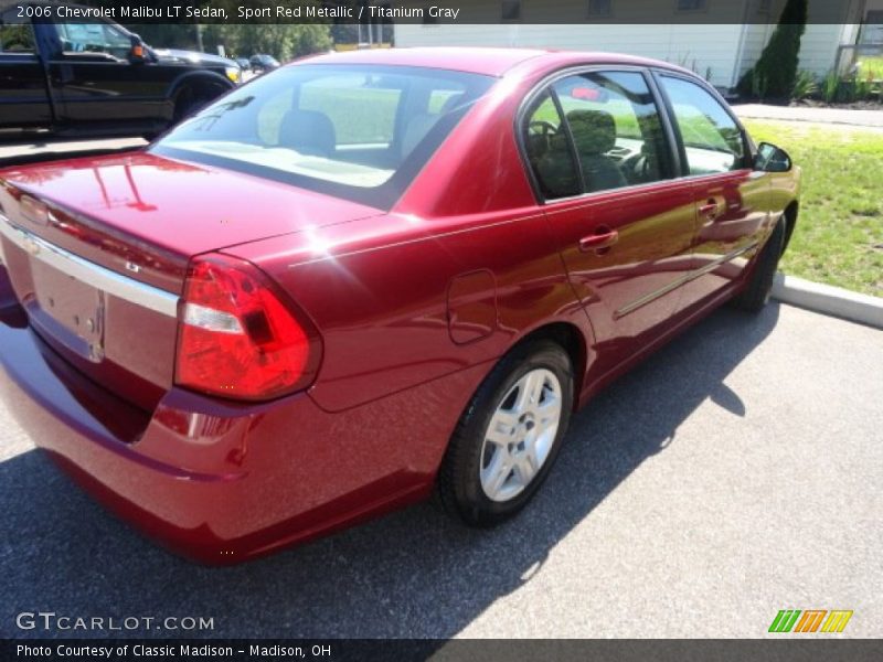 Sport Red Metallic / Titanium Gray 2006 Chevrolet Malibu LT Sedan