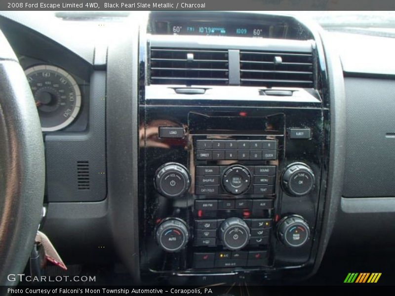 Black Pearl Slate Metallic / Charcoal 2008 Ford Escape Limited 4WD