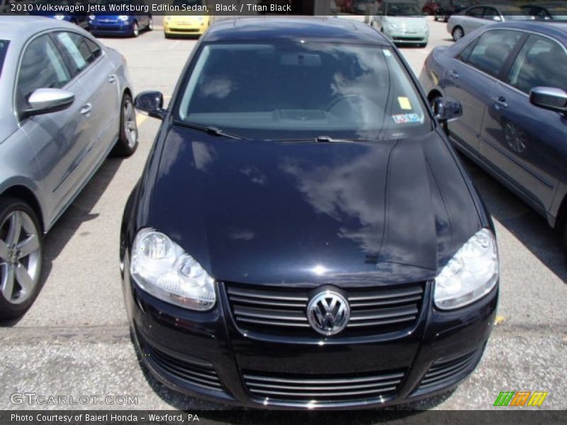 Black / Titan Black 2010 Volkswagen Jetta Wolfsburg Edition Sedan