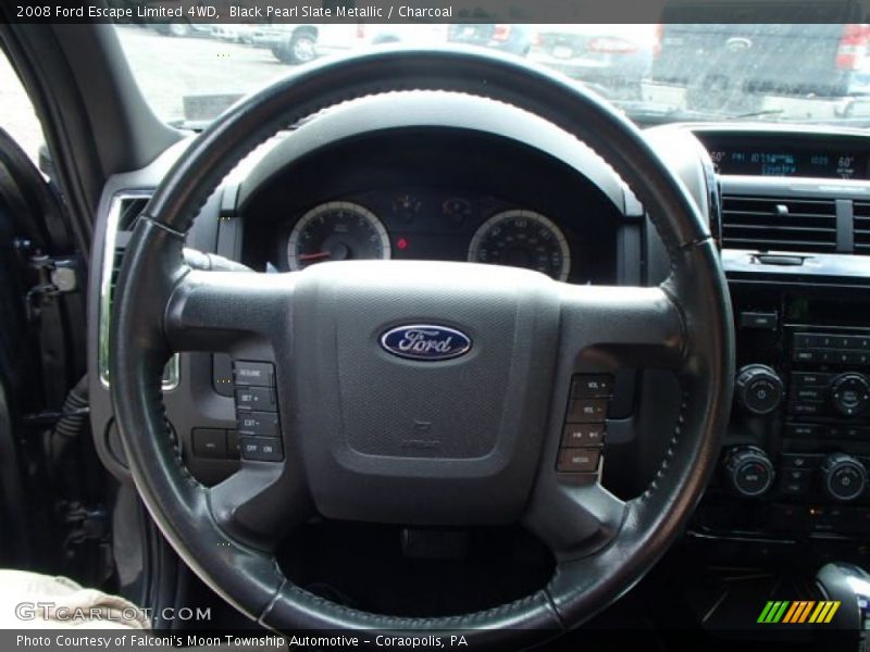 Black Pearl Slate Metallic / Charcoal 2008 Ford Escape Limited 4WD