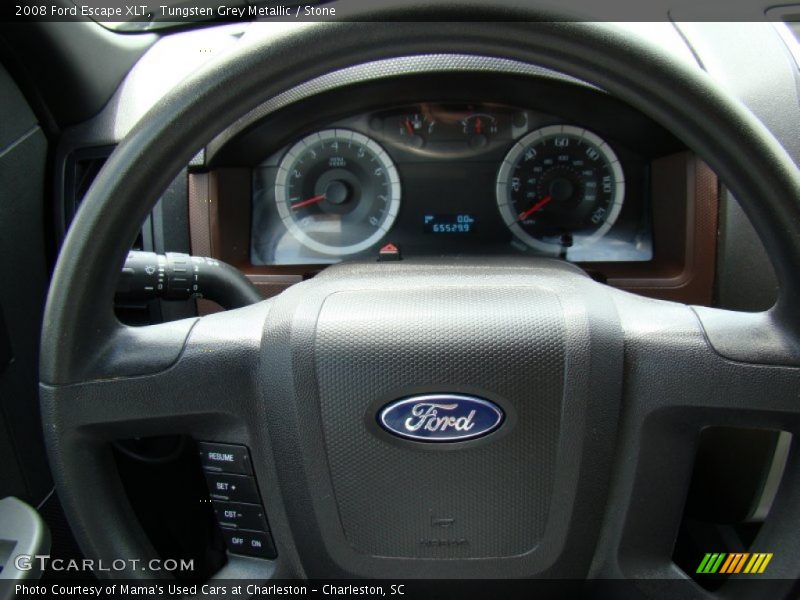 Tungsten Grey Metallic / Stone 2008 Ford Escape XLT