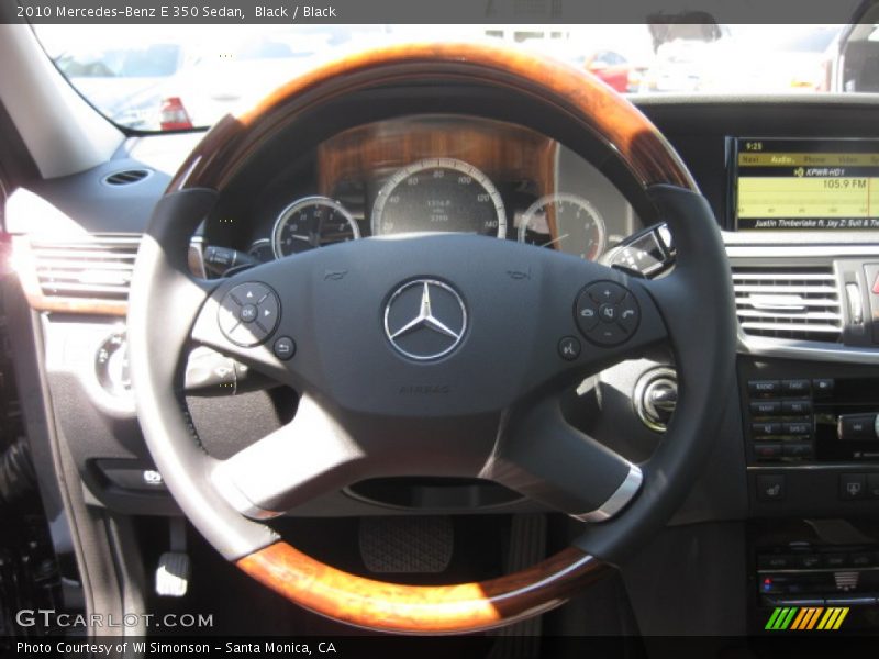 Black / Black 2010 Mercedes-Benz E 350 Sedan