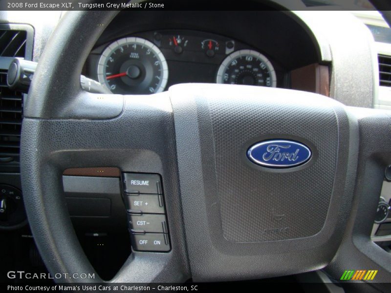 Tungsten Grey Metallic / Stone 2008 Ford Escape XLT