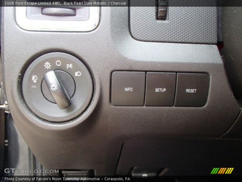 Black Pearl Slate Metallic / Charcoal 2008 Ford Escape Limited 4WD