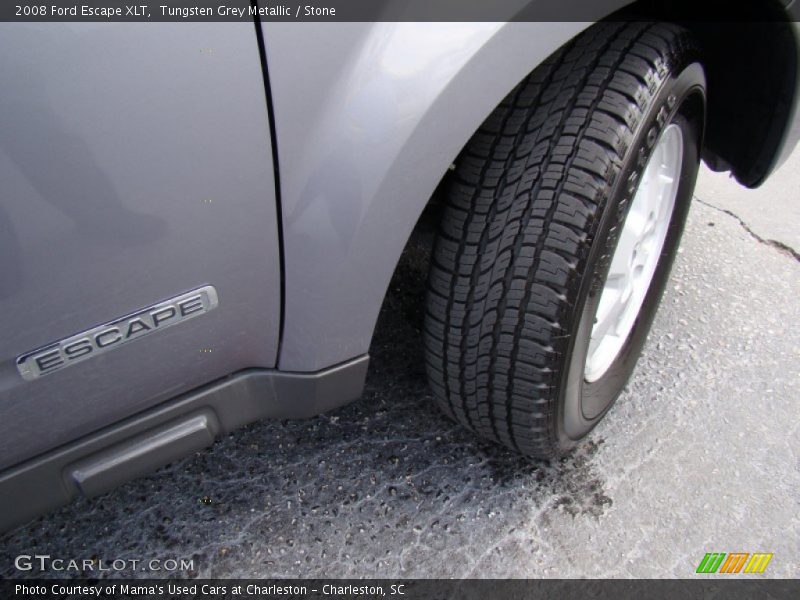 Tungsten Grey Metallic / Stone 2008 Ford Escape XLT