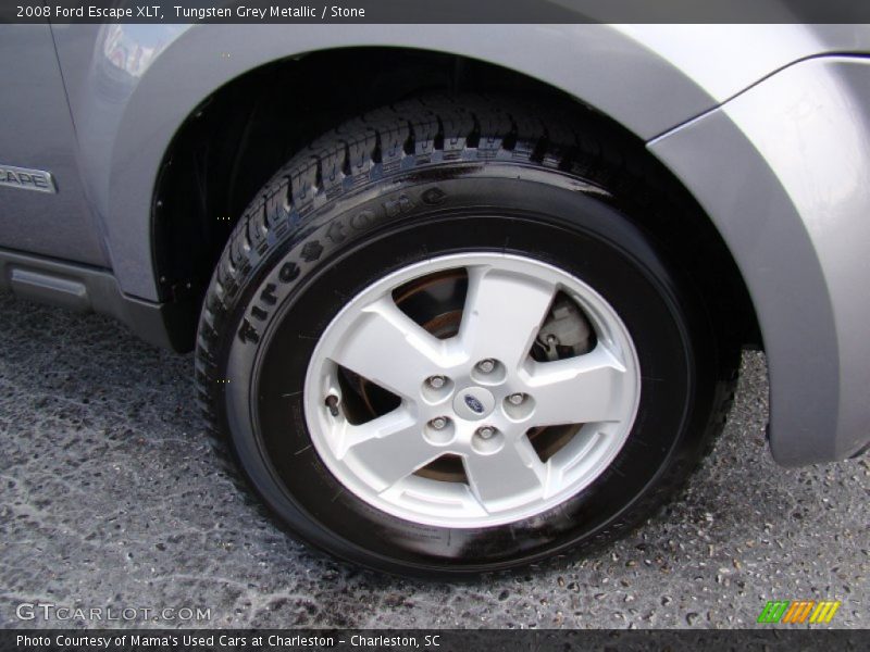 Tungsten Grey Metallic / Stone 2008 Ford Escape XLT