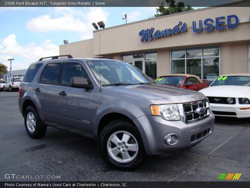 Tungsten Grey Metallic / Stone 2008 Ford Escape XLT