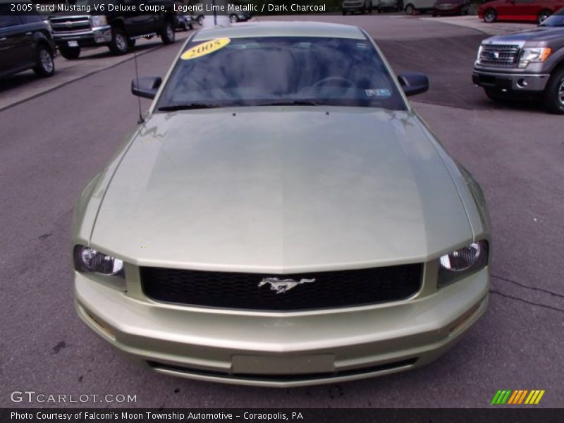 Legend Lime Metallic / Dark Charcoal 2005 Ford Mustang V6 Deluxe Coupe