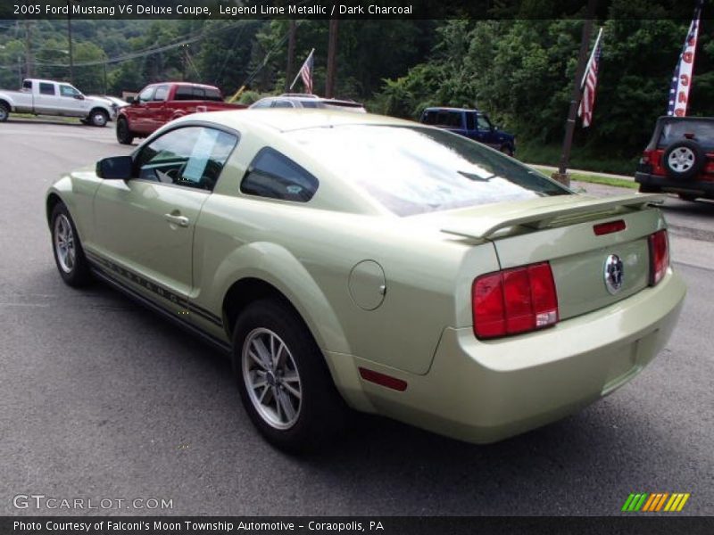 Legend Lime Metallic / Dark Charcoal 2005 Ford Mustang V6 Deluxe Coupe