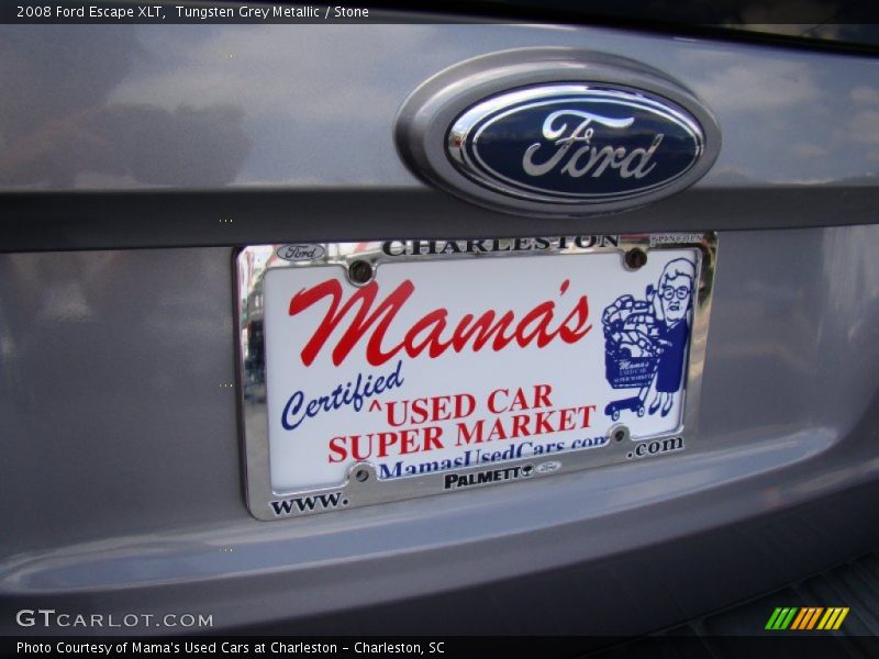 Tungsten Grey Metallic / Stone 2008 Ford Escape XLT