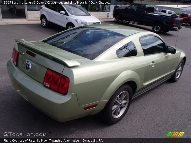 Legend Lime Metallic / Dark Charcoal 2005 Ford Mustang V6 Deluxe Coupe