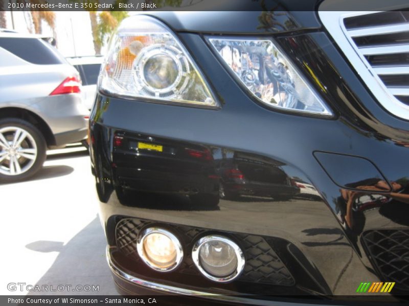 Black / Black 2010 Mercedes-Benz E 350 Sedan