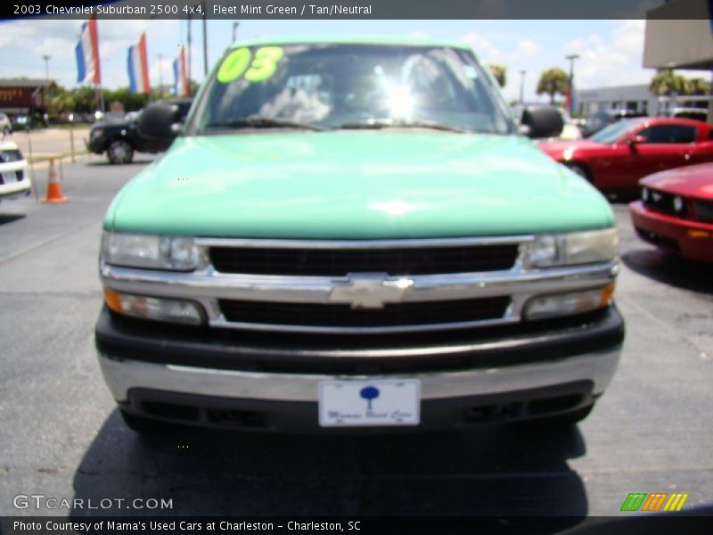 Fleet Mint Green / Tan/Neutral 2003 Chevrolet Suburban 2500 4x4