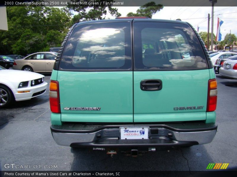 Fleet Mint Green / Tan/Neutral 2003 Chevrolet Suburban 2500 4x4