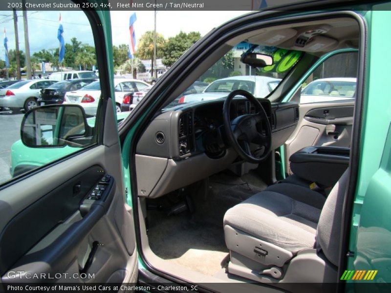 Fleet Mint Green / Tan/Neutral 2003 Chevrolet Suburban 2500 4x4