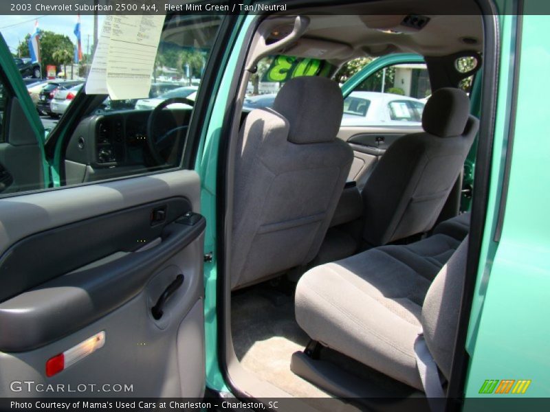 Fleet Mint Green / Tan/Neutral 2003 Chevrolet Suburban 2500 4x4