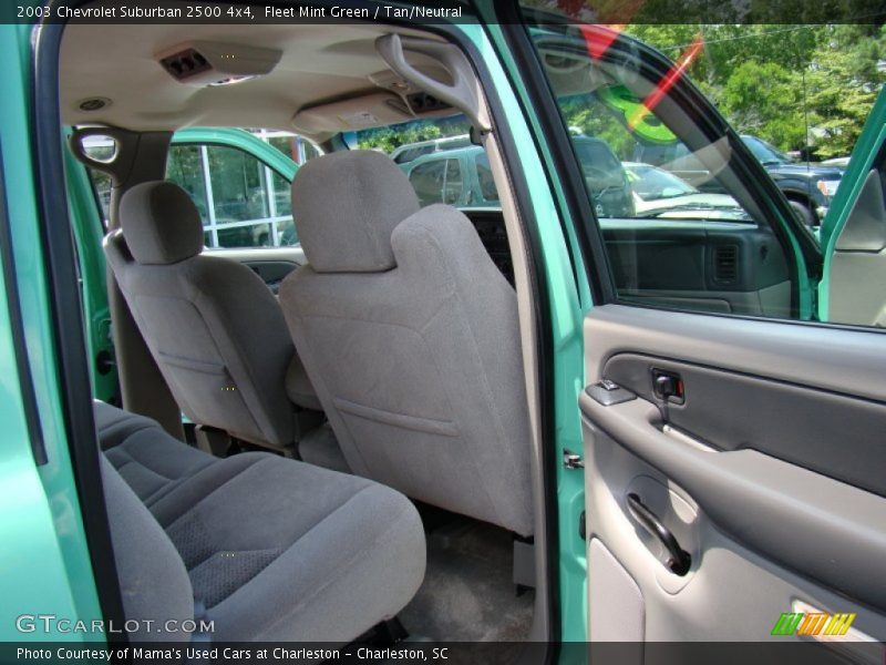 Fleet Mint Green / Tan/Neutral 2003 Chevrolet Suburban 2500 4x4