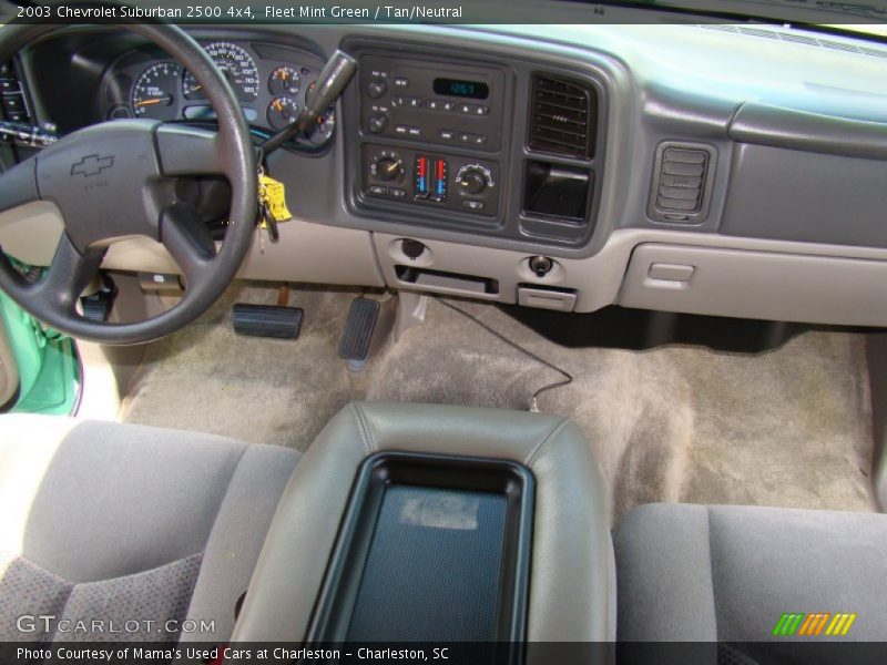 Fleet Mint Green / Tan/Neutral 2003 Chevrolet Suburban 2500 4x4