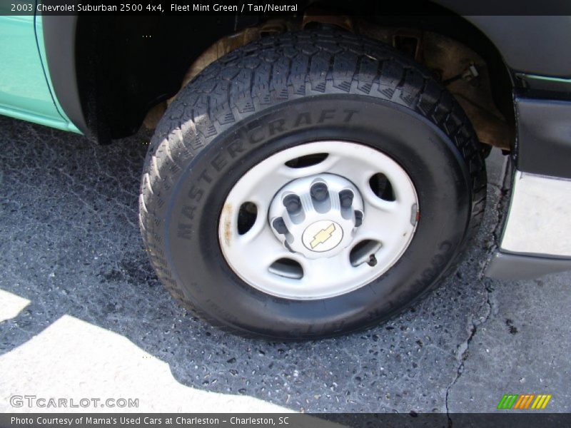 Fleet Mint Green / Tan/Neutral 2003 Chevrolet Suburban 2500 4x4