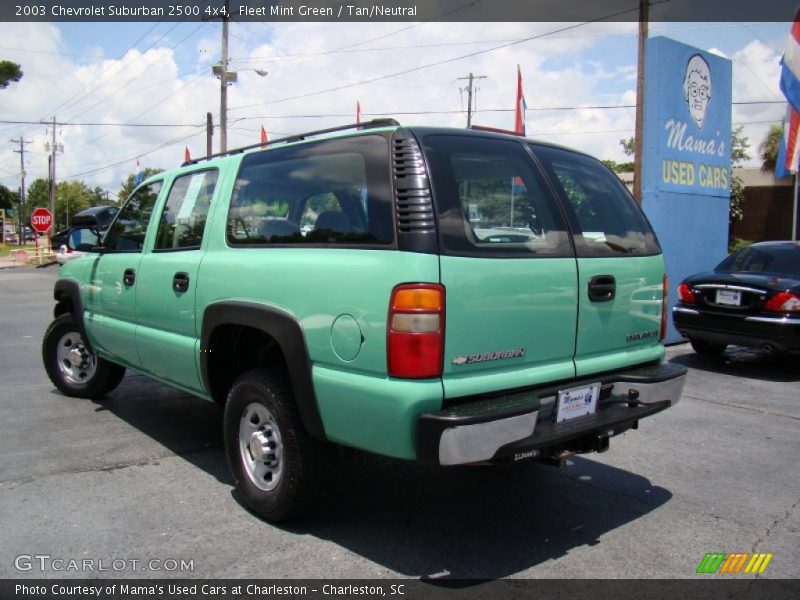 Fleet Mint Green / Tan/Neutral 2003 Chevrolet Suburban 2500 4x4