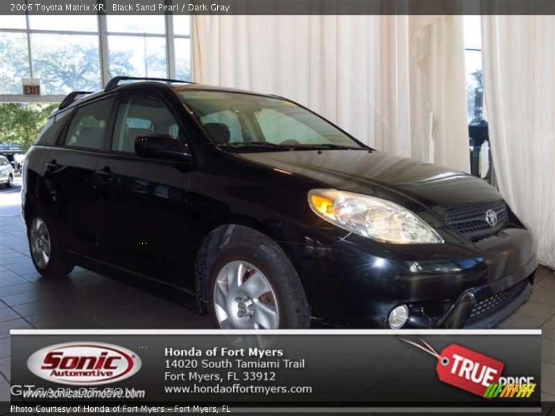 Black Sand Pearl / Dark Gray 2006 Toyota Matrix XR