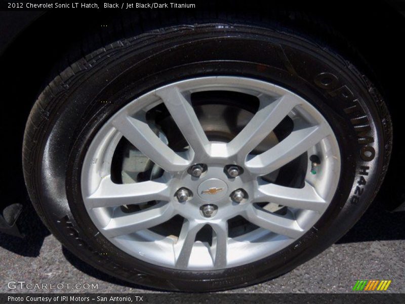 Black / Jet Black/Dark Titanium 2012 Chevrolet Sonic LT Hatch