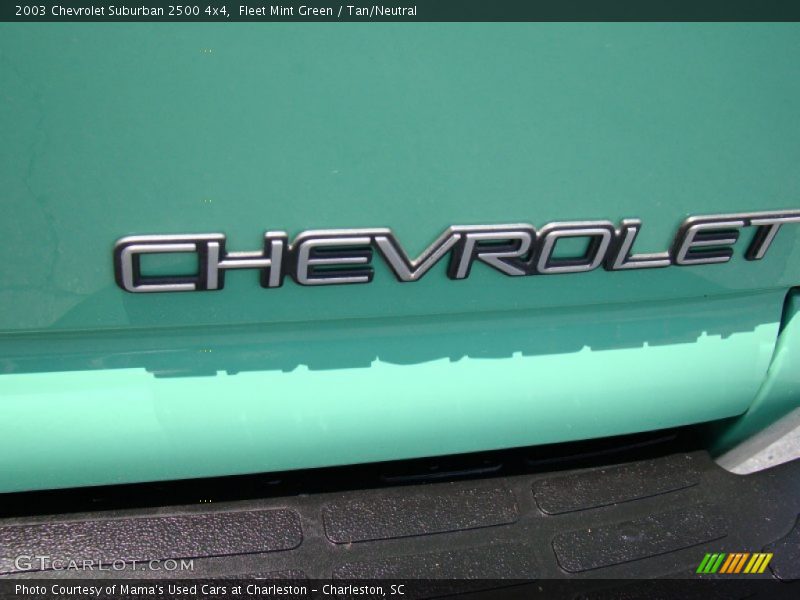 Fleet Mint Green / Tan/Neutral 2003 Chevrolet Suburban 2500 4x4