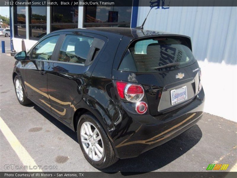 Black / Jet Black/Dark Titanium 2012 Chevrolet Sonic LT Hatch