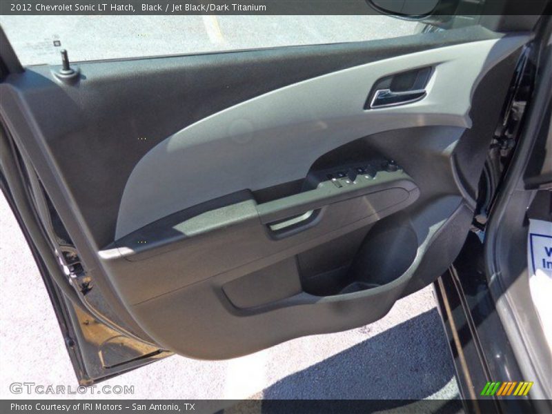 Black / Jet Black/Dark Titanium 2012 Chevrolet Sonic LT Hatch
