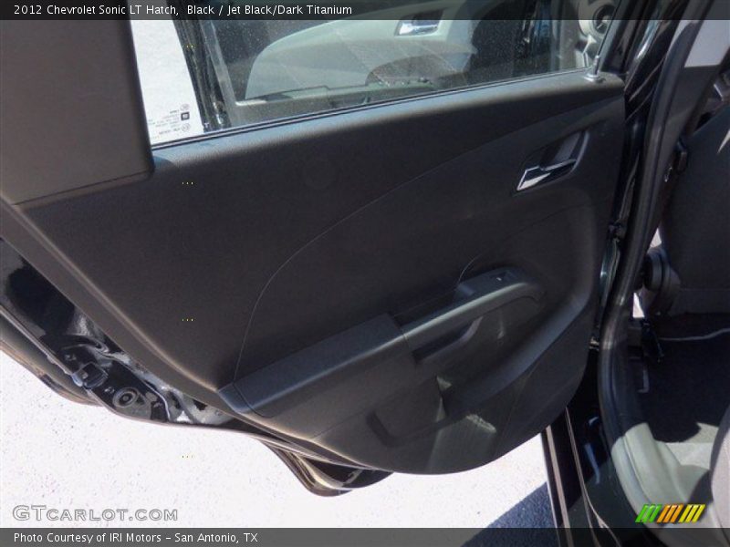 Black / Jet Black/Dark Titanium 2012 Chevrolet Sonic LT Hatch