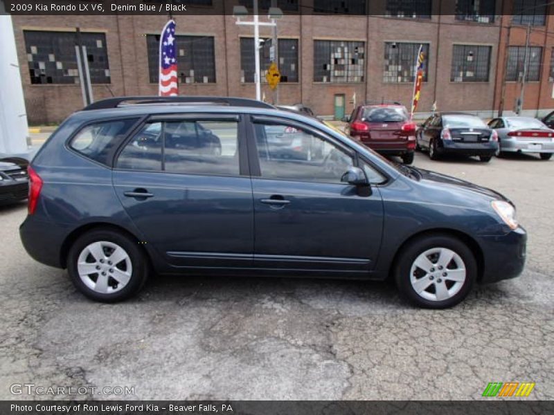 Denim Blue / Black 2009 Kia Rondo LX V6