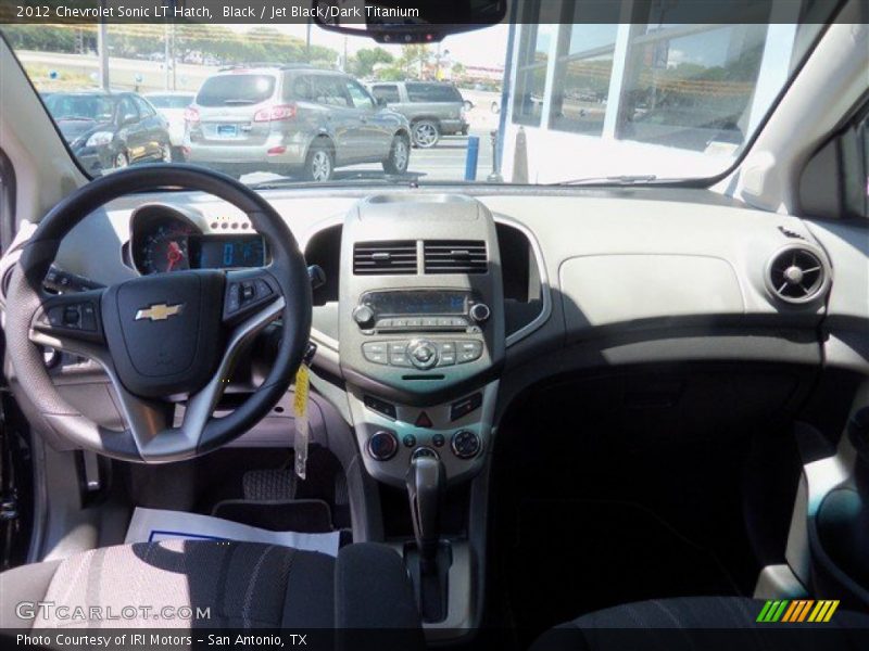 Black / Jet Black/Dark Titanium 2012 Chevrolet Sonic LT Hatch