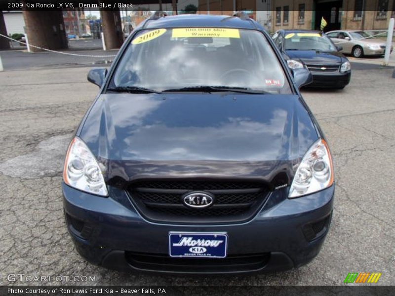 Denim Blue / Black 2009 Kia Rondo LX V6