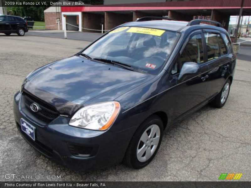 Denim Blue / Black 2009 Kia Rondo LX V6