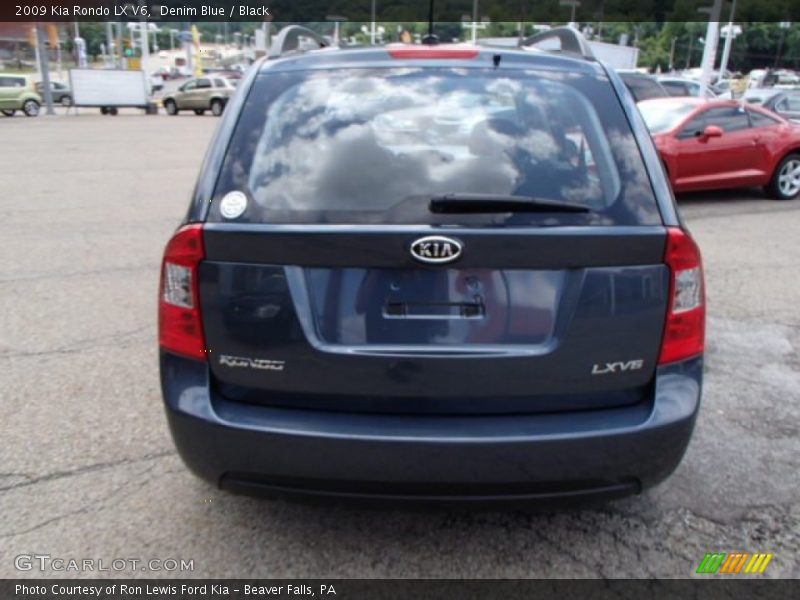 Denim Blue / Black 2009 Kia Rondo LX V6
