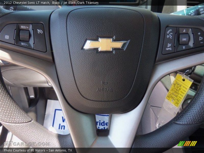 Black / Jet Black/Dark Titanium 2012 Chevrolet Sonic LT Hatch