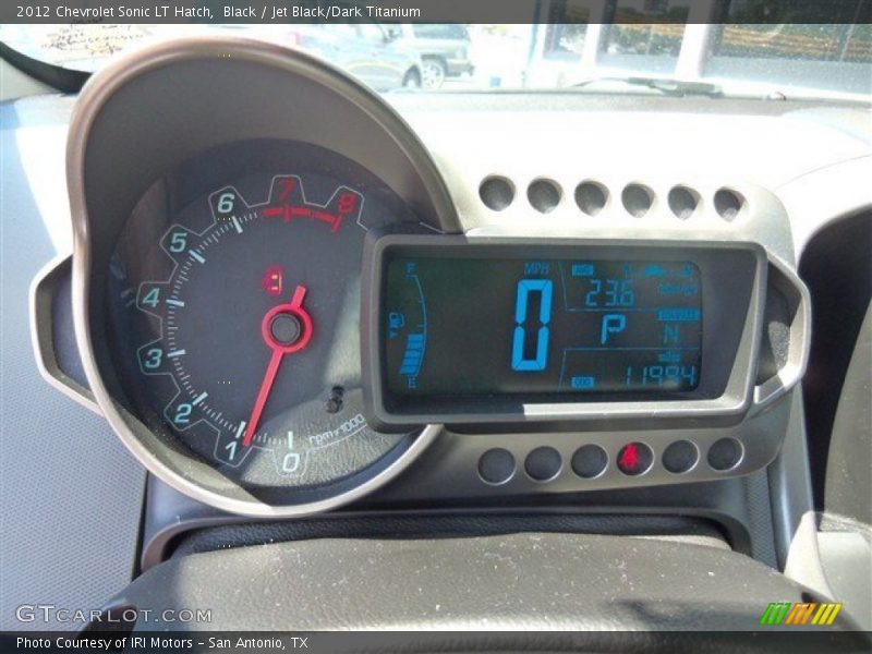 Black / Jet Black/Dark Titanium 2012 Chevrolet Sonic LT Hatch