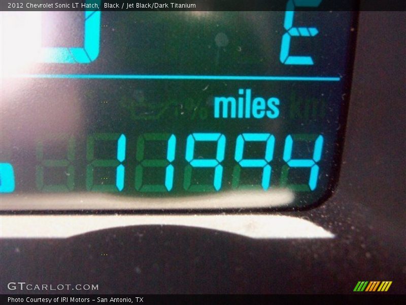 Black / Jet Black/Dark Titanium 2012 Chevrolet Sonic LT Hatch