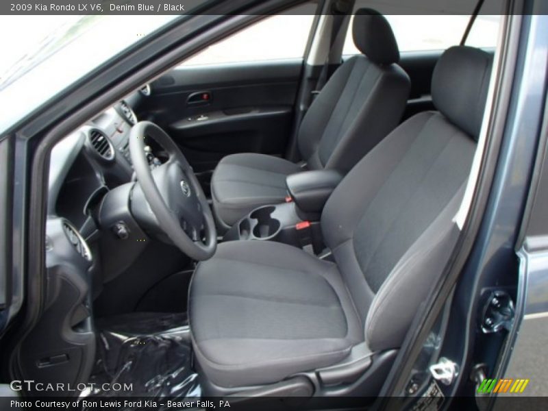Denim Blue / Black 2009 Kia Rondo LX V6
