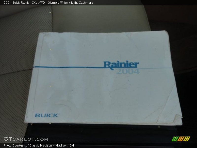 Books/Manuals of 2004 Rainier CXL AWD