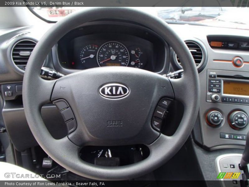 Denim Blue / Black 2009 Kia Rondo LX V6
