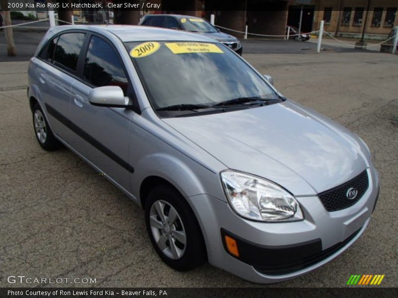 Clear Silver / Gray 2009 Kia Rio Rio5 LX Hatchback