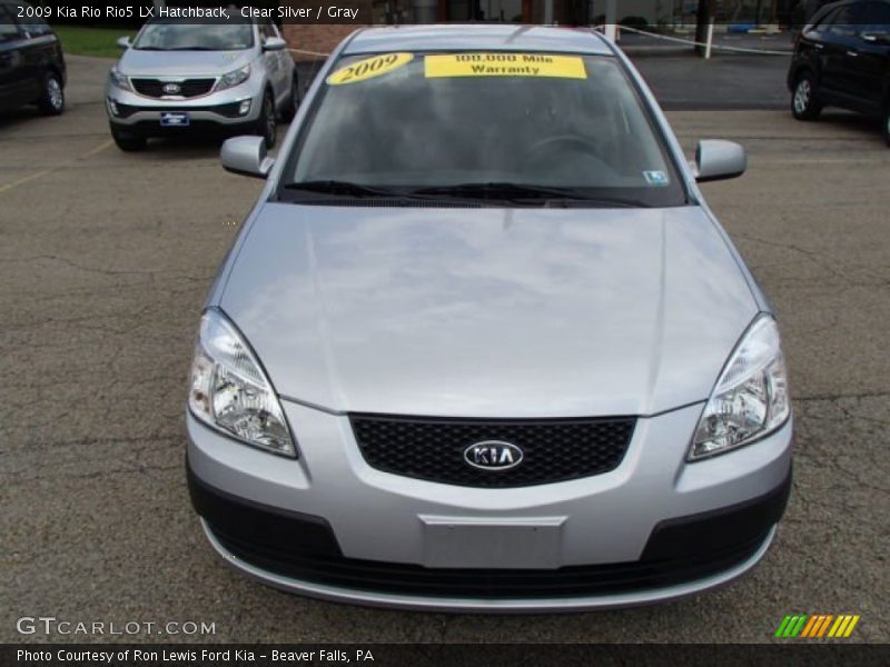 Clear Silver / Gray 2009 Kia Rio Rio5 LX Hatchback