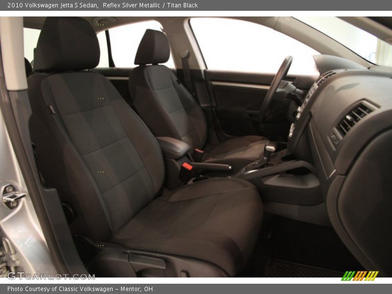 Reflex Silver Metallic / Titan Black 2010 Volkswagen Jetta S Sedan
