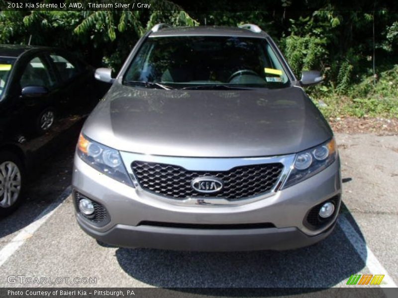 Titanium Silver / Gray 2012 Kia Sorento LX AWD