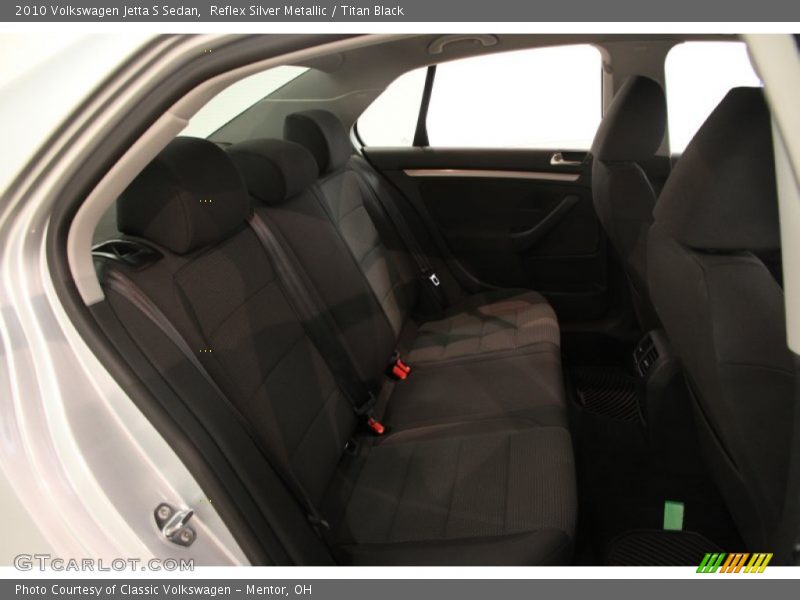 Reflex Silver Metallic / Titan Black 2010 Volkswagen Jetta S Sedan