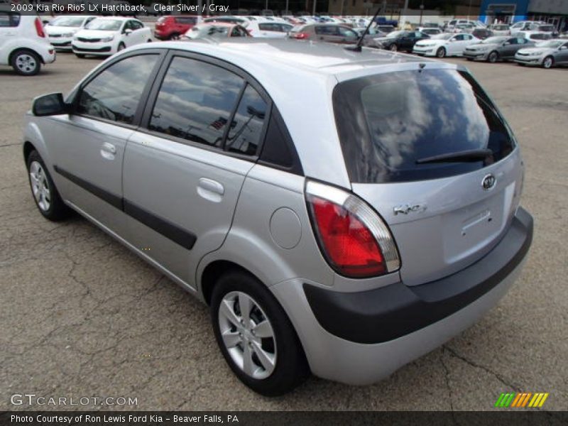 Clear Silver / Gray 2009 Kia Rio Rio5 LX Hatchback