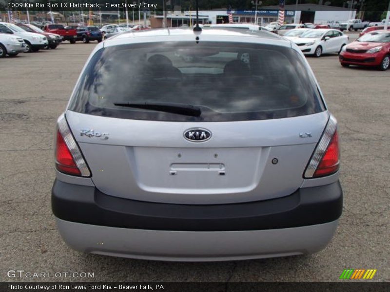 Clear Silver / Gray 2009 Kia Rio Rio5 LX Hatchback